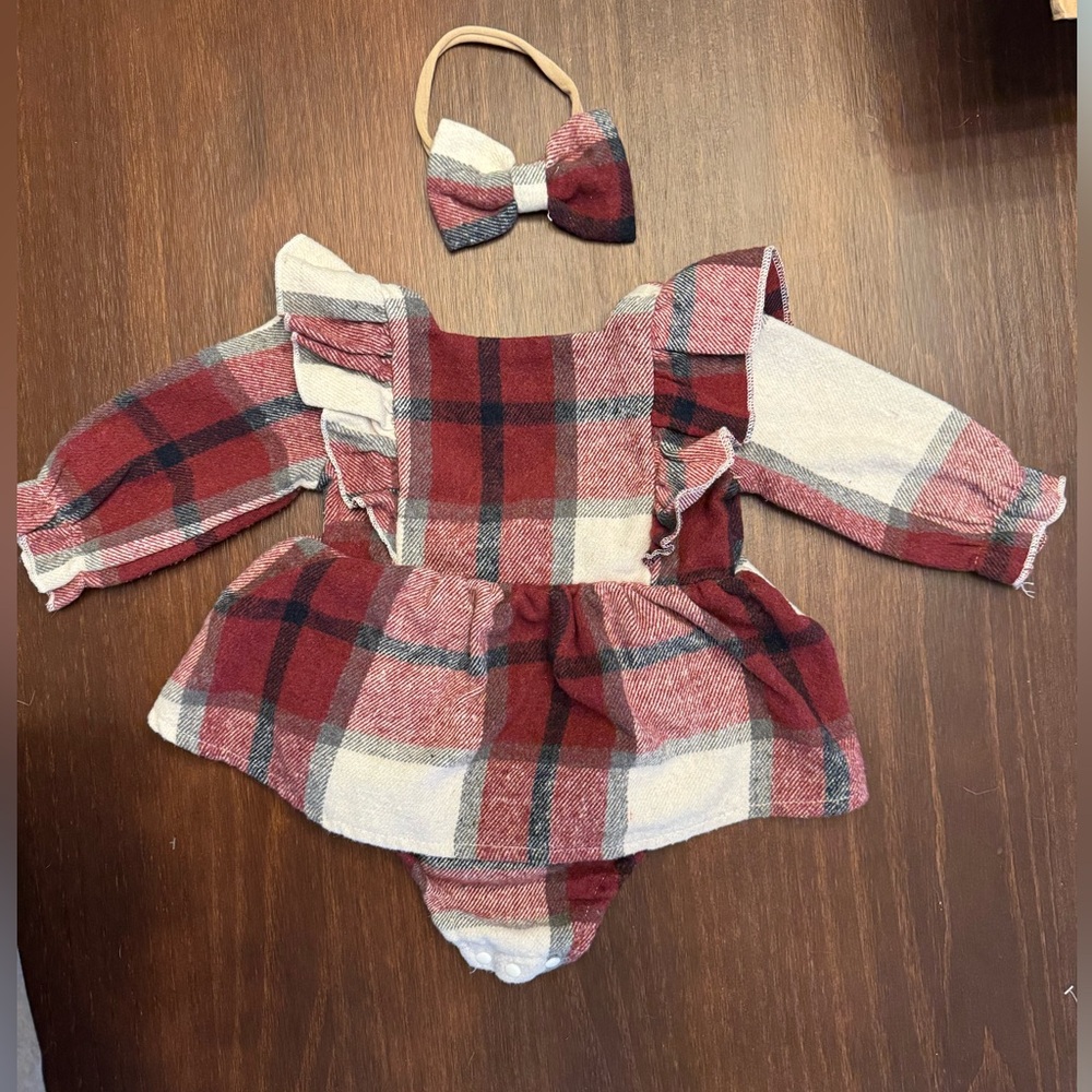 6-12 month fall/holiday romper